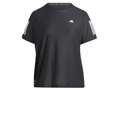 Afbeelding van adidas Performance OWN THE RUN PLUS SIZE Sport Tshirt, Dames, Maat: 58 60, Black