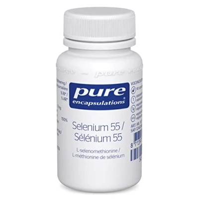 Afbeelding van Pure Encapsulations Selenium 55 Draagt bij tot de Normale Werking van het Immuunsysteem, Instandhouding Normaal Haar en Nagels 90 Capsules