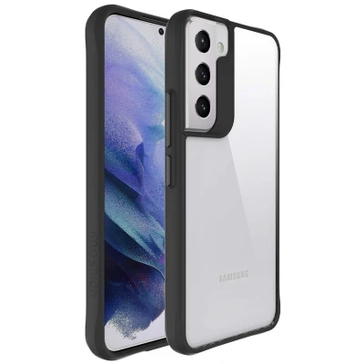 Afbeelding van Samsung Galaxy S22 Hoesje Kunststof iMoshion Hardcase/Backcover Zwart Telefoonhoesje Shockproof/Valbescherming