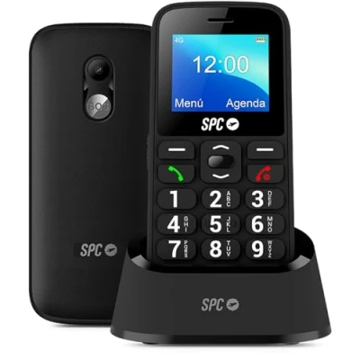 Afbeelding van SPC Fortune 2 4G mobiele telefoon voor senioren, SOS knop, zeer hoog belvolume (102dB), configuratie op afstand, grote toetsen, Smart Ringer en meldingen Zwart