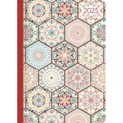 Afbeelding van Ladytimer Oriental Pattern 2025 Taschenkalender A6 (10,7x15,2 cm) Weekly 192 Seiten Notiz Buch Termin Planer Alpha Edition