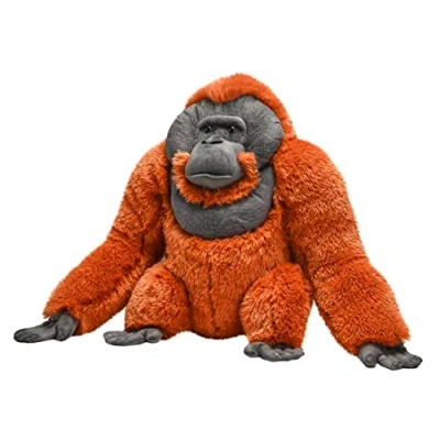 Afbeelding van Wild Republic Artist Collection Orang Oetan, mannelijk, 38 cm, als cadeau voor kinderen; pluche dier gevuld met materiaal van gerecyclede waterflessen