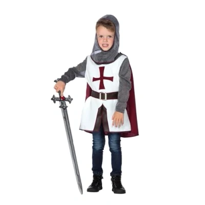 Afbeelding van Wilbers &amp; Templar Knight Kostuum Jongens Ridder Middeleeuwen Maat 128