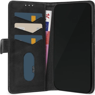 Afbeelding van Mobilize Leather Wallet Apple iPhone 16 Pro Max Black