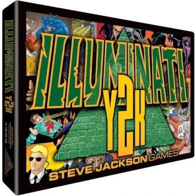 Afbeelding van Steve Jackson Games Illuminati Y2K Expansion Strategy Card Game Add On 73 New Groups &amp; 26 Special Cards for the Classic Conspiracy Fun 3 6 Players Ages 10+ English