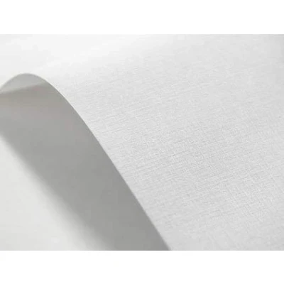 Afbeelding van Netuno 400x structuurkarton ruitpatroon embossing wit A4 210x297mm 246g Elfenbens White ambachtelijk voor visitekaartjes uitnodigen certificaten aktes knutselen