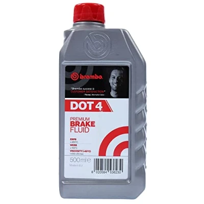 Afbeelding van Brembo L04005 DOT 4 remvloeistof, 500 ml