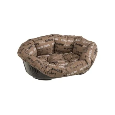 Afbeelding van Ferplast SOFA&#039; 4 kunstof mand voor honden en katten met wasbaar gewatteerd kussen