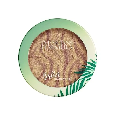 Afbeelding van Physicians Formula Murumuru Butter Highlighter, Creamy Powder Highlighter Doordrenkt met en Meerkleurige Parels voor een Stralende Godinnen Gloed, Champagne Shade