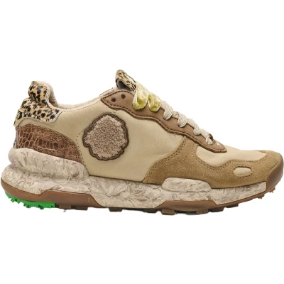 Afbeelding van Satorisan Chacrona Premium Casual Sneakers Vrouwen Vintage Leer Kleur Driftwood Maat 41