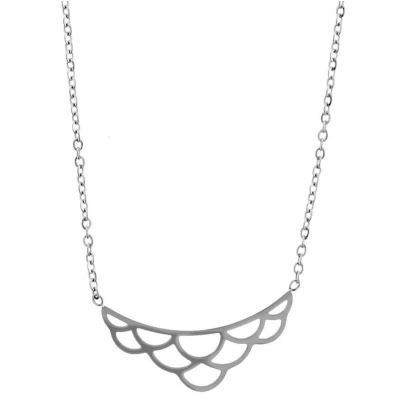 Afbeelding van Behave Ketting minimalistisch van staal zilver kleur