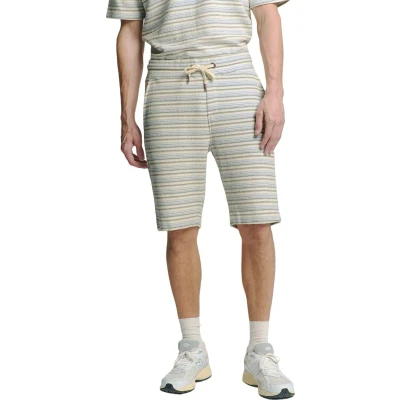 Afbeelding van No Excess Short Gestreept Wit dessin L