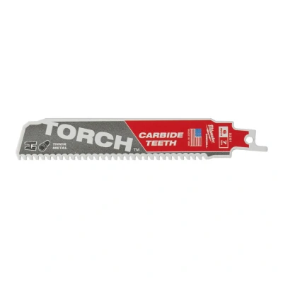 Afbeelding van Milwaukee Reciprozaagblad Sawzall metaal TCT TORCH Carbide 150 mm 7 Tpi