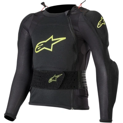 Afbeelding van Alpinestars 2024 Jeugd Bionic Plus Protectievest Zwart / Fluor Geel maat L/XL