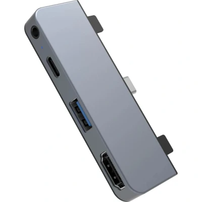 Afbeelding van Hyper HyperDrive 4 in 1 iPad Pro USB C Hub grey HD319E GRAY