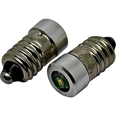 Afbeelding van E10 3W LED 3 6 V 4,5 Volt Upgrade Vervanging Lamp Hoofdlamp Zaklampen Zoom koudwit Mes (2)