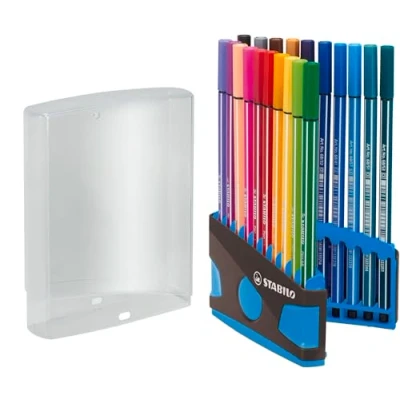 Afbeelding van Set Viltstiften Stabilo Pen 68 Color Parade Doosje Multicolour
