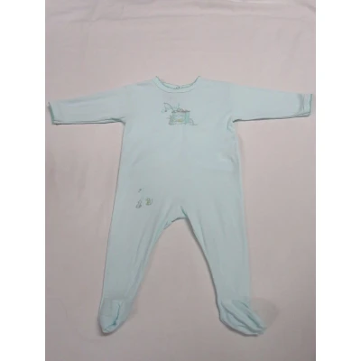 Afbeelding van Petit bateau Pyjama Katoen Mint groen Chuut 6 maand 67