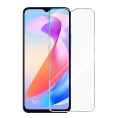 Afbeelding van Cadorabo Screenprotector geschikt voor Honor x6a Pantser film Beschermende in KRISTALHELDER Geharde (Tempered) display beschermglas 9H hardheid met 3D Touch