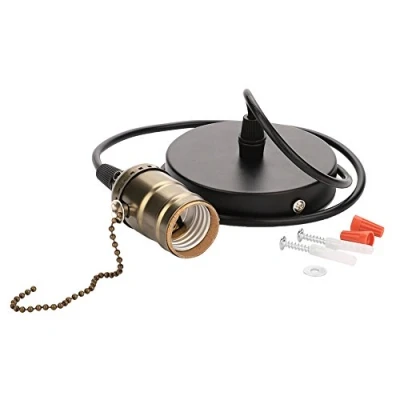 Afbeelding van Edison hanglamphouder, E27 fitting, hanglamp met kettingtrekschakelaar