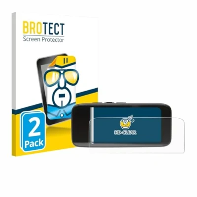 Afbeelding van BROTECT Screenprotector voor Peterson StroboClip HD Folie Beschermfolie transparant (2 Stuks)