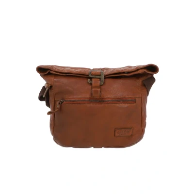 Afbeelding van Gusti Leder AUNA Schoudertas, Maat: One Size, Cognac