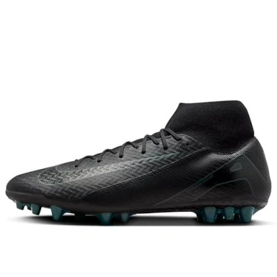 Afbeelding van Nike Performance ZM 10 Academy AG Voetbalschoenen met kunststof noppen, Maat: 44, Black/deep jungle Textiel/ synthetisch
