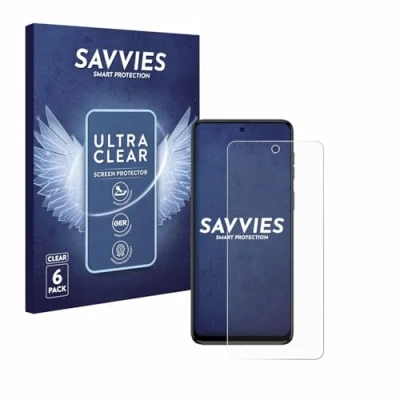 Afbeelding van Savvies Screenprotector voor Motorola Moto G54 Folie Beschermfolie transparant (6 Stuks)