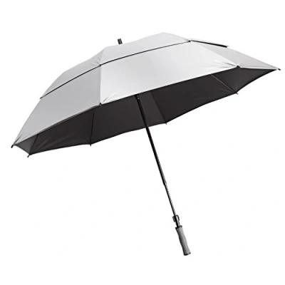 Afbeelding van Bag Boy UV Wind Vent Golfparaplu Zilver, 62 inch