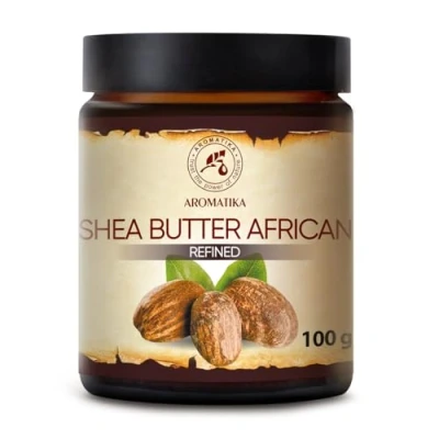 Afbeelding van Shea Boter 100g Geraffineerd 100% Puur Natuurlijke Lichaamsboter Rijk aan Mineralen &amp; Vitamines voor Intensieve Huidverzorging Massage Wellness Cosmetica Ontspanning Anti Rimpels Aging Hydrateert Vochtinbrengend