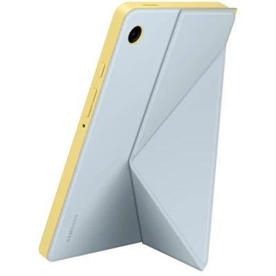 Afbeelding van Samsung Galaxy Tab A9 Hoes Book Cover Bookcase Blue Kunstleder Tablet Hoezen