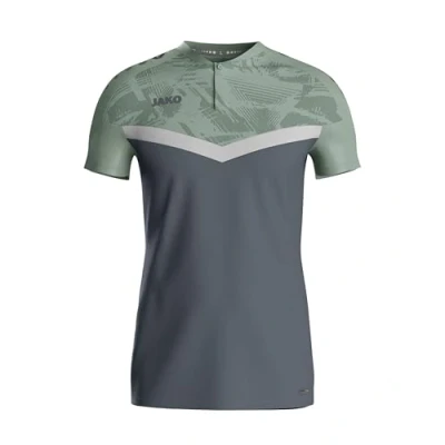 Afbeelding van JAKO Polo Iconic rood/wijnrood L anthra light/mintgroen/zachtgrijs / XXL