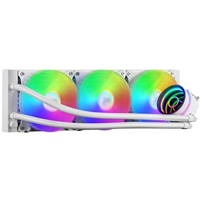 Afbeelding van MARSGAMING MLONE360W Gaming ML ONE360 Wit Vloeibare CPU Koeler TDP 550W Infinity Mirror 3 Stille FRGB Fans Universele Multisocket