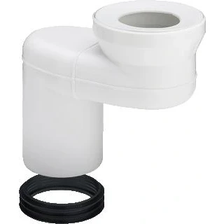 Afbeelding van Viega wc aansluitstuk 90 met sprong van 120 mm