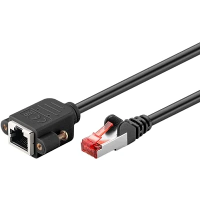 Afbeelding van Goobay 65640, 5 m, Cat6, S/FTP (S STP), RJ 45, Noir