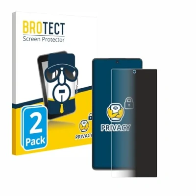 Afbeelding van BROTECT privacy screenprotector voor Motorola Moto G85 Folie Beschermfolie Blauwlichtfilter (2 Stuks)