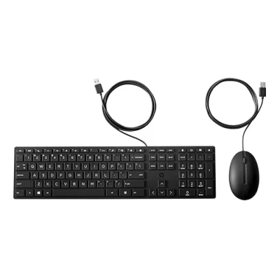 Afbeelding van Toetsenbord HP 320MK Qwertz Duits Zwart