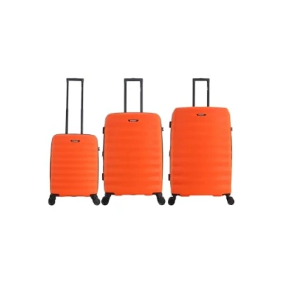 Afbeelding van Saxoline Flow Harde koffer set / Trolley Reiskoffer (S/M/L) Oranje