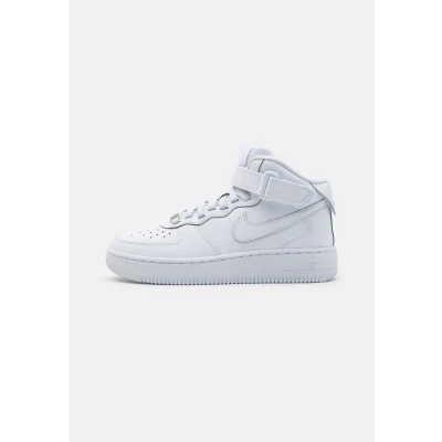 Afbeelding van Nike Sportswear AIR Force 1 MID Easyon Unisex Sneakers hoog voor kinderen, Maat: 36, White Leer en imitatieleer