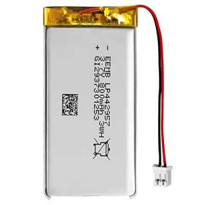 Afbeelding van EEMB 3.7 V Lipo batterij 800 mAh 442957 Lithium Polymer Ion Oplaadbaar met JST connector. Zorg ervoor dat de polariteit van het apparaat overeenkomt voordat u koopt!!!