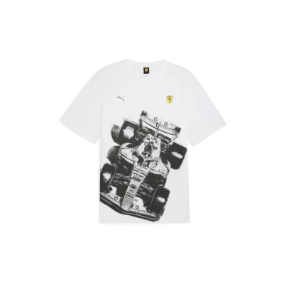 Afbeelding van Puma Scuderia Ferrari Tshirt print, Heren, Maat: XL, White