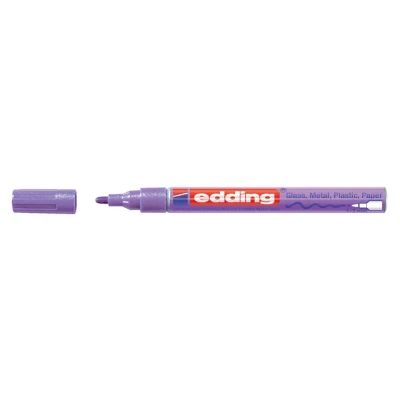Afbeelding van edding 751 glanslakmarker metallic paars 1ST 1 2 mm / 4 9 078