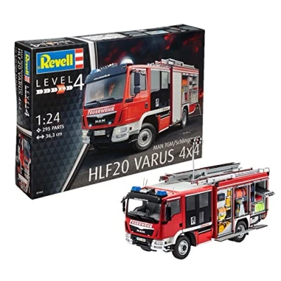 Afbeelding van Revell 07452 Schlingmann HLF 20 Varus 4x4 Vrachtwagen (bouwpakket) 1:24