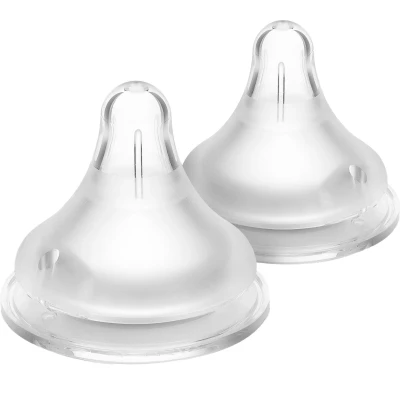 Afbeelding van Lansinoh Natural Wave 2 Stuks Slow Speen 75940