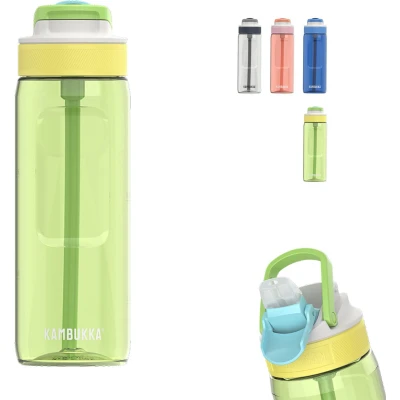 Afbeelding van Kambukka Lagoon Drinkfles 750ml Playful Garden met geïntegreerd rietje