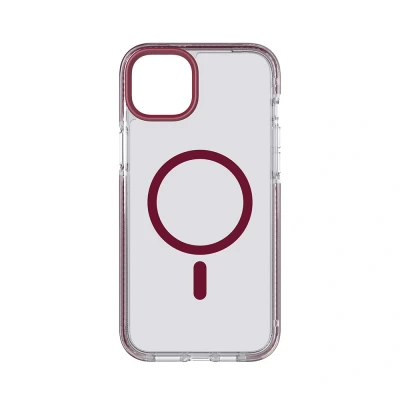 Afbeelding van Tech21 Evo Crystal w/MagSafe iPhone 14 Plus Burgundy