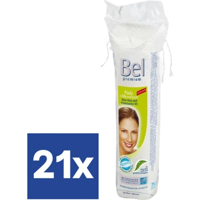 Afbeelding van Bel Premium Wattenschijfjes (Voordeelverpakking) 21 x 75 stuks