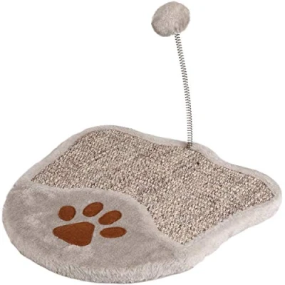 Afbeelding van Flamingo Greta Krabplank Katten Grijs Pootvorm 34,5x34,5x23,5cm 1st 127369