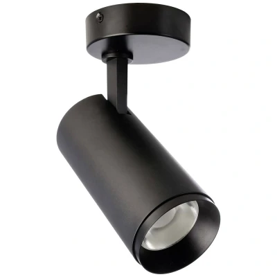 Afbeelding van Deko Light LED plafondspot Lucea, verstelbaar, 15 W zwart