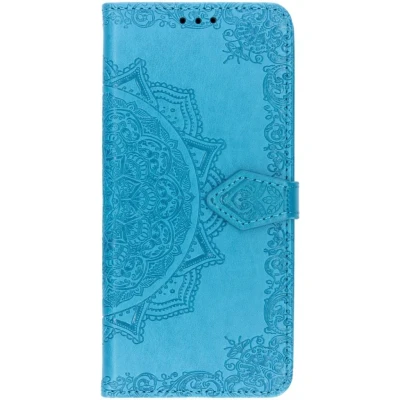Afbeelding van Samsung Galaxy S10 Plus Hoesje Kunstleder Bookcase Turquoise Telefoonhoesje
